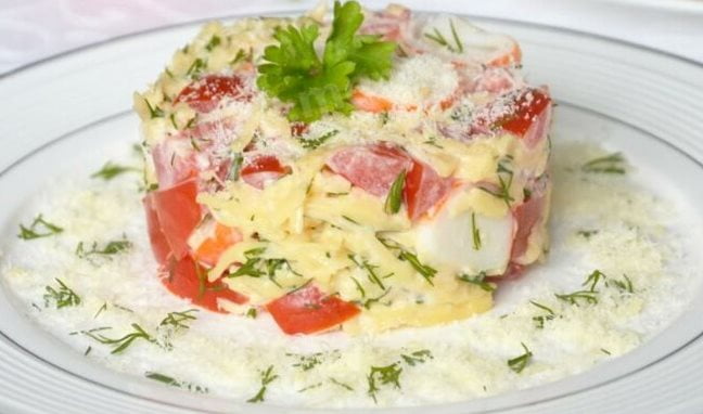 Салат "Камчатка" Salat Kamchatka - Салат "Камчатка"
