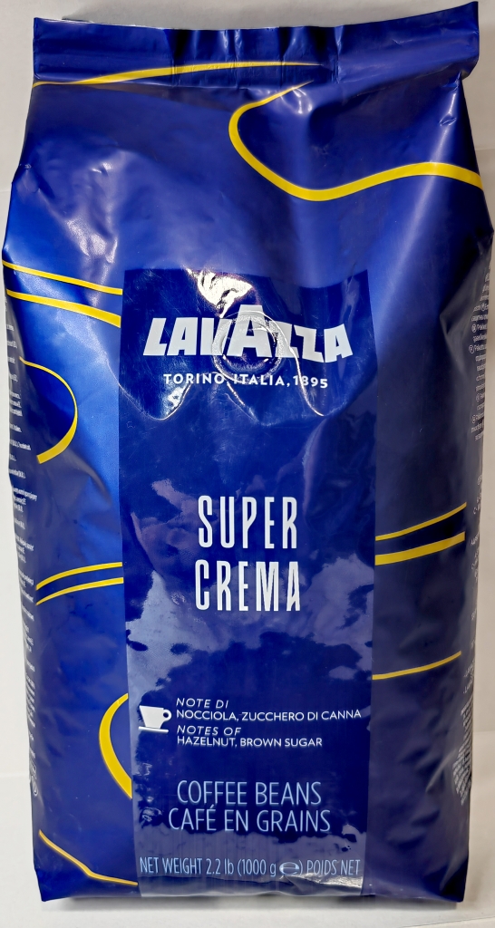 IMG 20230726 151311 - Кофе в зернах 100% арабика LAVAZZA SUPER CREMA   1 кг.