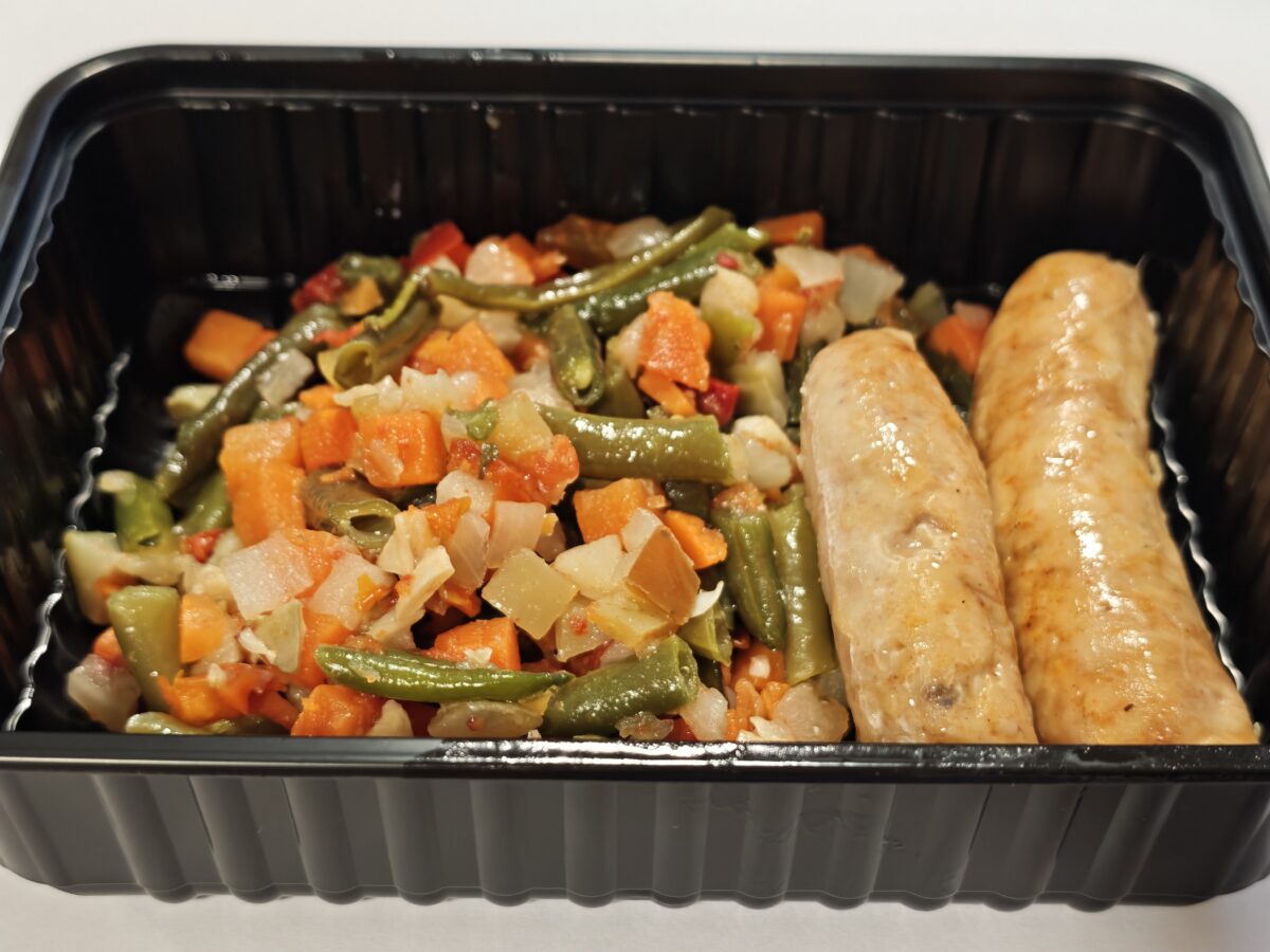 Колбаски куриные запеченные / Смесь овощная 1783575465811 1200x900 - Колбаски куриные запеченные / Смесь овощная